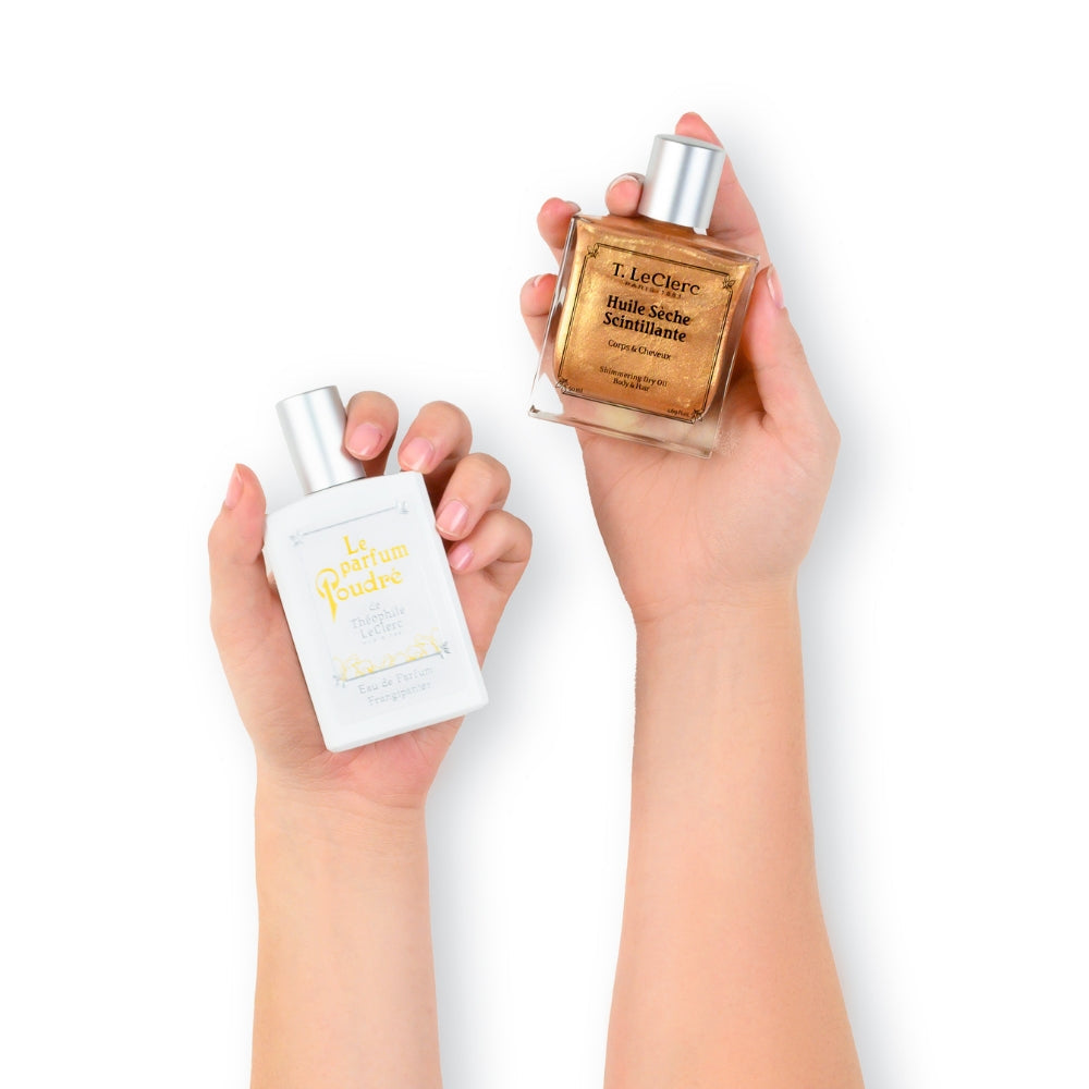 Coffret Parfum et Huile Scintillante - Frangipanier